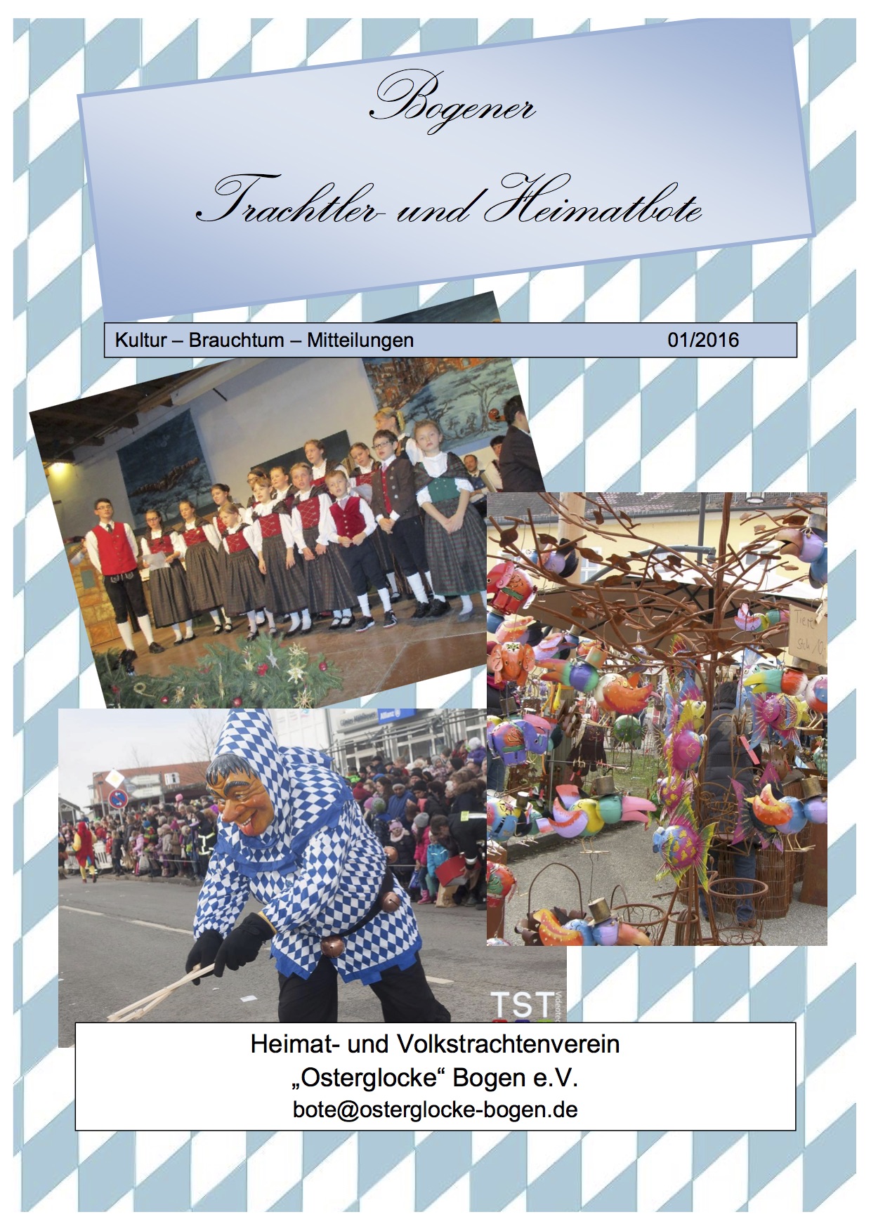 Bogener Trachtler- und Heimatbote 01/2016 (Deckblatt)