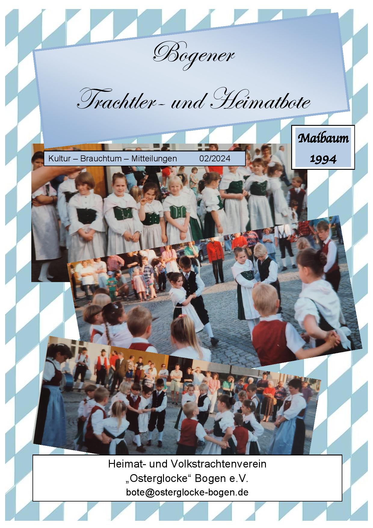 Bogener Trachtler- und Heimatbote 02/2024 (Deckblatt)